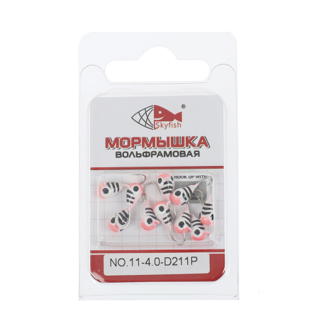 Мормышка вольф. SKYFISH "Капля с ушком", крашеная  №11-4.0-D211P